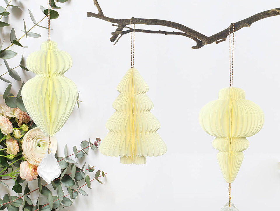 Ivory Christmas Paper Honeycomb Ornaments-01.jpg